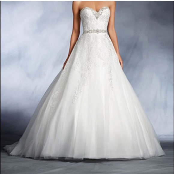 white cinderella wedding dress